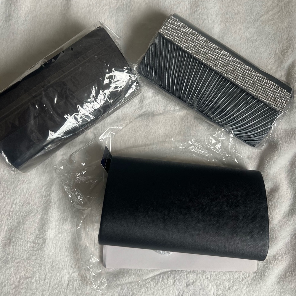 Elegant Clutches with Rhinestone Detail